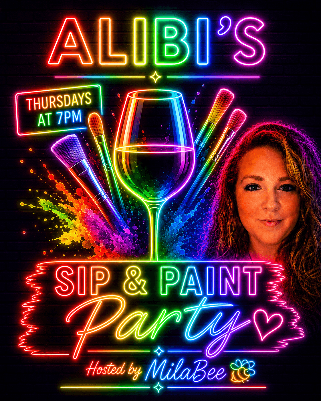 Paint & Sip With Mila Bee