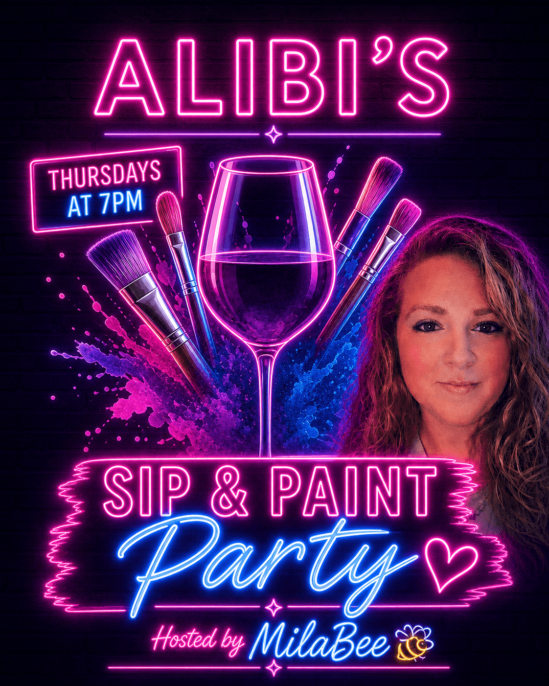 Paint & Sip with Mila Bee